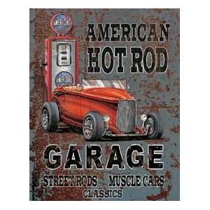  Hot Rod Garage Tin Sign #H1539