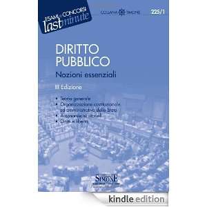 Diritto pubblico. Nozioni essenziali (Il timone) (Italian Edition 