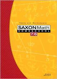 Saxon Math 7/6, 4th Edition Tests & Worksheets, (1591413230), Saxon 