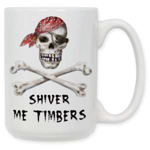  Shiver Me Timbers 15 Oz. Ceramic Coffee Mug Kitchen 