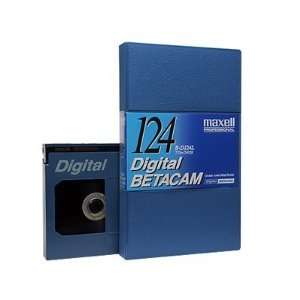  Box of 10 Maxell BD 124L Digital Betacam Video Tape, 124 