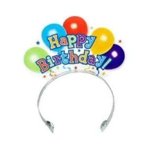    Balloon & Stars Birthday Tiaras Case Pack 3