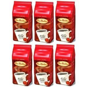 Tim Hortons Freshly Sealed Fine Grind New Bags 12oz Coffee Each 
