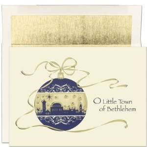 Bethlehem Ornament Boxed Christmas Cards and Envelopes   Quantity of 