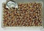 14K Gold 4mm Round Beads 50 pc Heavy Wall Seamless Made in USA