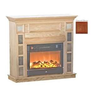   44 in. Fireplace Mantel with Tile   Concord Cherry