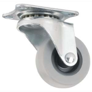  Titan Casters 2 in Thermoplastic Rubber Plate Caster 