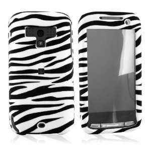  For Sprint HTC Touch Pro 2 Rubberize Hard Case Zebra 
