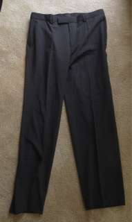   suit size 42r pockets are basted shut pants never hemmed clean and