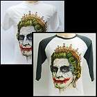 Joker Queen face batman white cotton