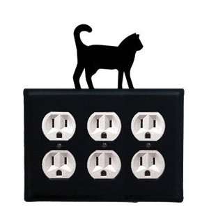  New   Cat   Triple Outlet Electric Cover by Village 