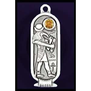  Egyptian Zodiac Cartouche   Thoth (Aug 29   Sep 27) on a 