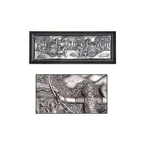  Repousse panel, Chariot Wars