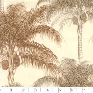  45 Wide Tradewind Tropicals Poplin Palm Trees Natural 
