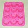 New Silicone FLORAL Chocolate Cake Soap Mold Mould L32  