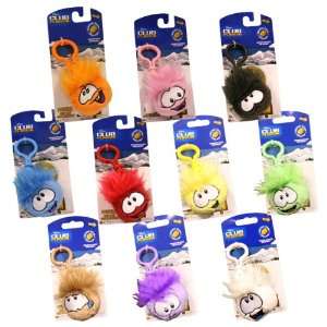 Disney Club Penguin 2 Inch Puffle Clip On   Complete Set of 10 (With 