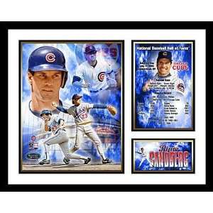  Ryne Sandberg Chicago Cubs Framed Career Milestone Collage 