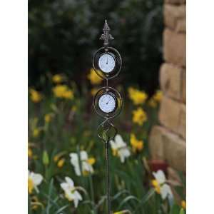  Garden Stake, thermometer and hygrometer Patio, Lawn 