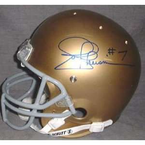  Joe Theisman Autographed Mini Helmet