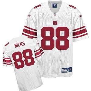  New York Giants Hakeem Nicks White Replica Football Jersey 