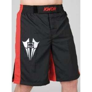  Kwon MMA Fight Shorts   Black / Red