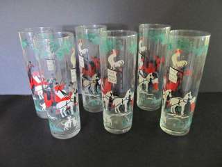 Vintage Libbey Glass Set of 6 THE ARRIVAL Tumblers  