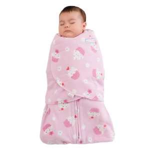  HALO Micro Fleece SleepSack Swaddle, Pink Cupcake, Small 