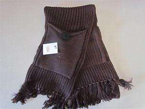 Ugg STOUT(D.Brown) Large Cardy Pocket Scarf $95  
