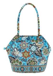 Vera Bradley Angle Tote Handbag Purse in Bali Blue New with Tag  