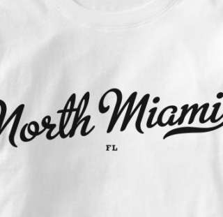 North Miami Florida FL METRO WHITE Hometown T Shirt XL  