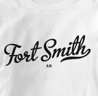 Fort Smith Arkansas AR METRO WHITE Hometown T Shirt XL  