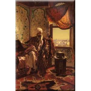  Smoking The Hookah 20x30 Streched Canvas Art by Ernst 
