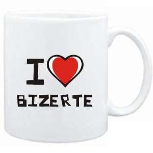  Mug White I love Bizerte  Cities