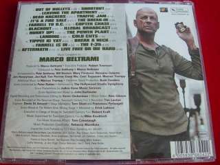 LIVE FREE OR DIE HARD   MARCO BELTRAMI   SOUNDTRACK CD NEW  