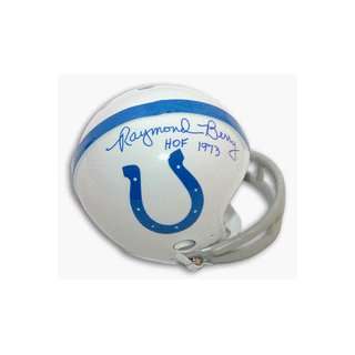 Raymond Berry Autographed Baltimore Colts Riddell Mini Helmet 