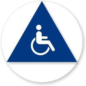  Accessible Pictogram Unisex BrightSigns Sign, 12 x 12 