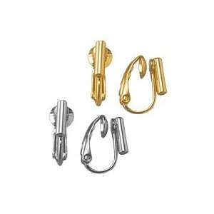  Clip Earring Converter Goldtone Arts, Crafts & Sewing