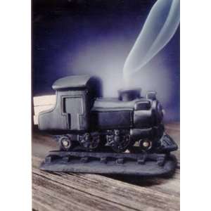 Black Steam Engine Incense Burner