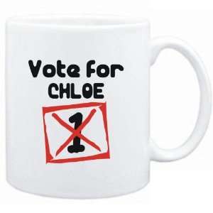    Mug White  Vote for Chloe  Female Names