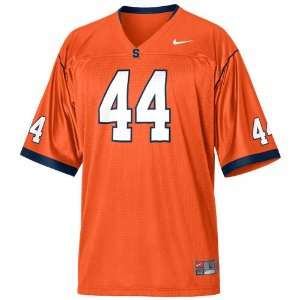 Nike Syracuse Orange #44 Retired Replica Football Jersey   Orange (X 