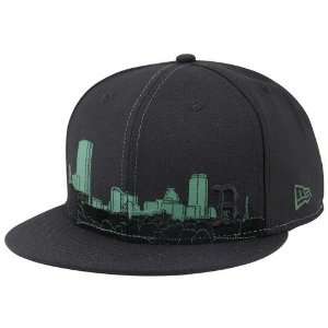  New Era Boston Red Sox Black City Deep Fitted Hat Sports 