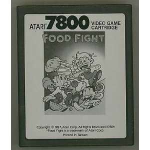 Food Fight Atari 7800 Video Game Cartridge Everything 