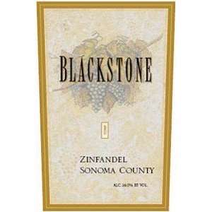  Blackstone Winery Zinfandel Sonoma County 750ML Grocery 