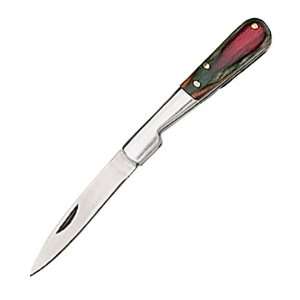 Fury 51020 Eureka Multicolor Wood Handle Plain Knife FP51020 Folding 
