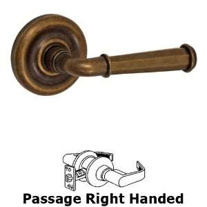 Right handed passage st. charles lever with contoured radius rose in m