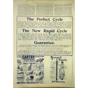  Advert Blaisdell Carter London Mem Cicles Print 1897