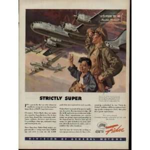 Strictly Super painted by Dean Cornwell.   Fisher Body is proud of its 