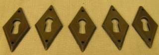 Oil Rubbed Brass Escutcheons Key Hole Covers Furniture Hardware 