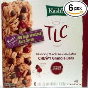 Kashi TLC Chewy Granola Bars Cherry Dark Chocolate 6   1.2 Oz (35g 