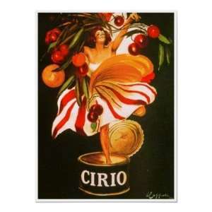 Cirio Tomatoes Vintage Italian Advertisement Print 